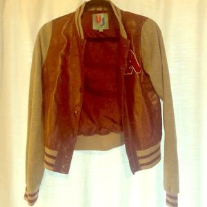 As baseball jacket